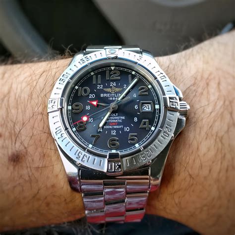 breitling colt gmt a32350 specs|bernard Breitling colt a32350.